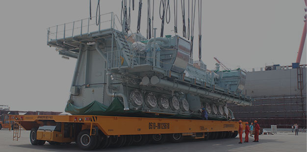 Heavy Duty Trailer Application For Harbour And Shipyard Logistics