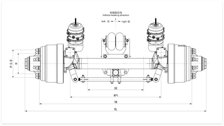Trailers Steering Axles