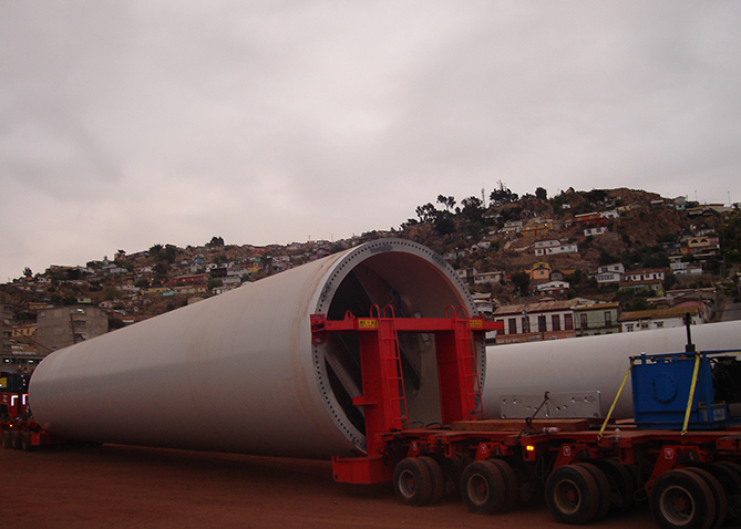 Special Feature Design - Maintainability for Wind Tower Trailer